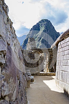 Inca doorways in Machu Pichu