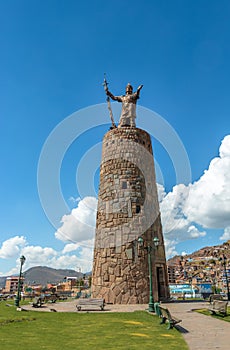 Inca Pachacutec Monument - Cusco, Peru