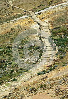 Inca path, Bolivia