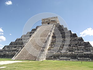 Inca pyramid in chitchen itza