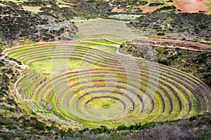 Inca Ruin of Moray photo