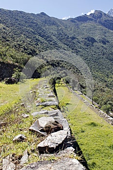 Inca ruins of Choquequirao.