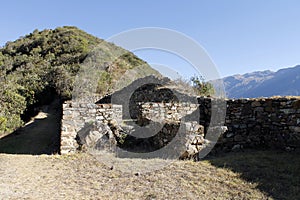 Inca ruins of Choquequirao, Peru.