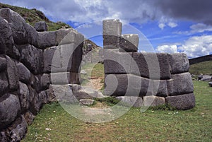 Inca ruins in Cuzco, Peru.