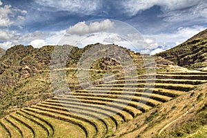 Inca ruins of Ollantaytambo