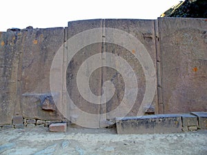 Inca ruins Ollantaytambo, Urubamba Sacred Valley, Peru, South America