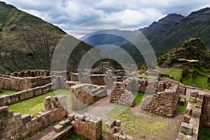 Inca Ruins in Pisac, Peru