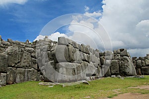 Inca Sacsayhuaman city in Peru