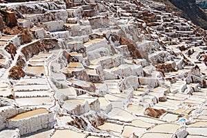 Inca Salt pans at Maras, Peru