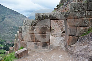 Inca settlement, Pisac, Peru.