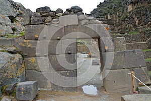 Inca settlement, Pisac, Peru.