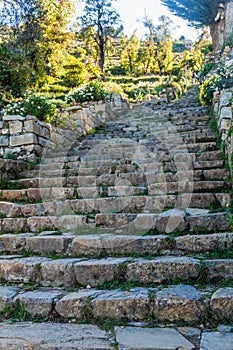 Inca stairway photo