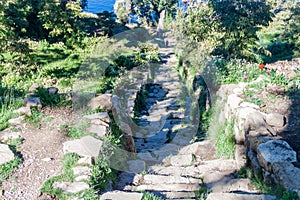 Inca stairway photo