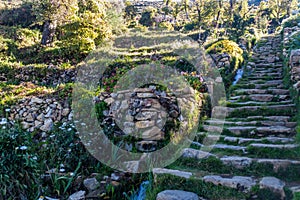 Inca stairway photo
