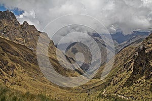 On the Inca Trail to Machu Picchu. A awesome hiking trail with h