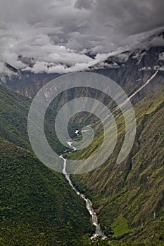 On the Inca Trail to Machu Picchu. A awesome hiking trail with h