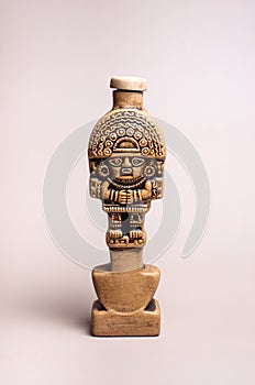 Inca Tumi decorative statue Pisco Bottle souvenir