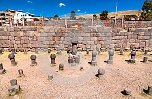 Inca Uyo Fertility Temple in Chucuito, Peru photo