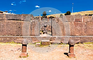 Inca Uyo Fertility Temple in Chucuito, Peru photo