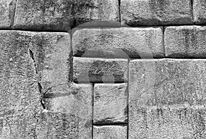 Inca Wall in Machu Picchu, Peru