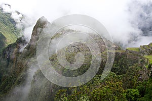 The Incan ruins