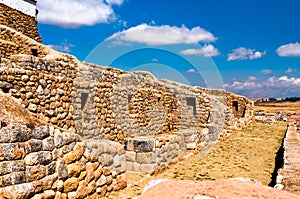 Incan Ruins at Chinchero in Peru