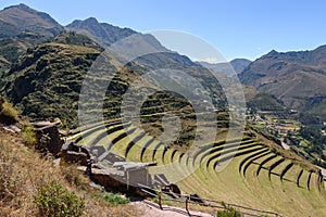 Incan Ruins at Pisac, Peru