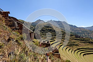 Incan Ruins at Pisac, Peru