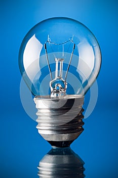 Incandescent light bulb photo