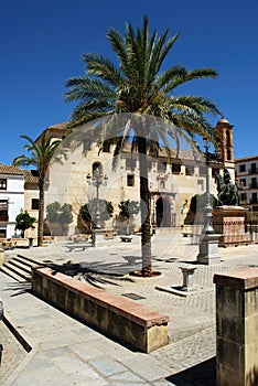 Incarnation convent in the Plaza Guerrero Munoz, Antequera, Spain. photo