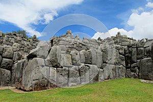 Incas ancient ruins of Sacsayhuaman photo