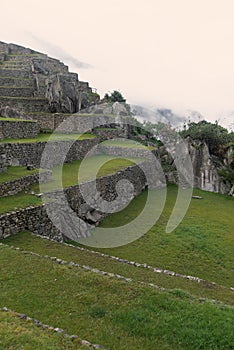 Incas mountain terraces