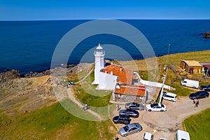 Inceburun Lighthouse in Sinop. Turkey.