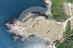 Inceburun Lighthouse in Sinop. Turkey.