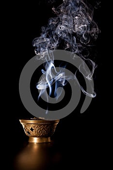 Incense in the air