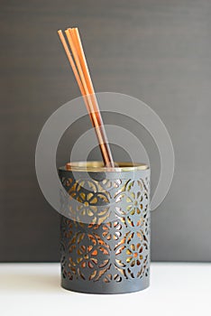 Incense aromatic biotic material from thailand photo