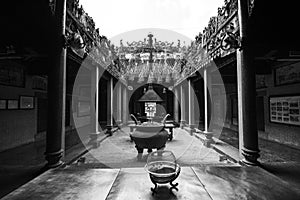 Incense burner at the Ba Thien Hau Pagoda in Ho Chi Minh, Vietnam