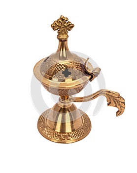 Incense burner with a cross