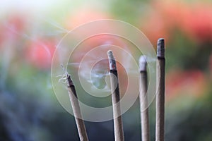 Incense burning