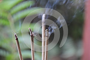 Incense burning