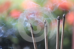 Incense burning