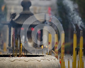 Incense burning