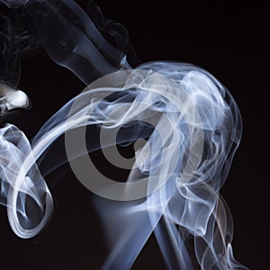 Incense smoke photo