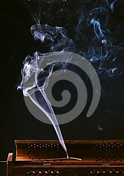 Incense stick aroma with smoke