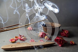 Incense stick. Aromatherapy