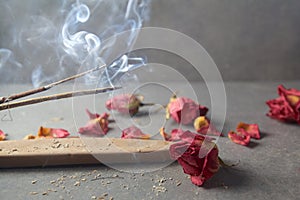 Incense stick. Aromatherapy