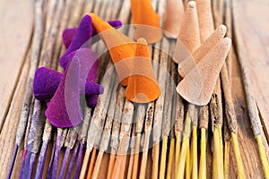 Incense sticks and cones