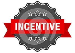 incentive label. incentive isolated seal. sticker. sign