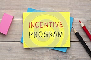 Incentive Program Concept photo