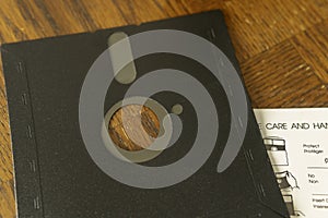 5.25 inch flopy disk - old computer technology